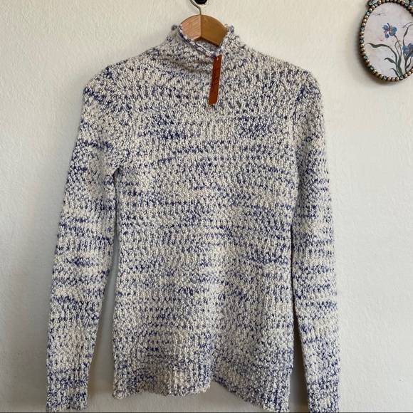 Belldini Marled Knit Mock Neck Sweater - Picture 6 of 8